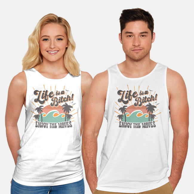 Enjoy The Waves-Unisex-Basic-Tank-Estudio Horta