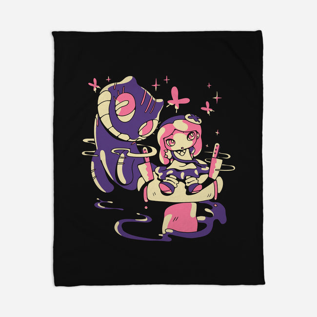 Hello Mad World-None-Fleece-Blanket-naomori