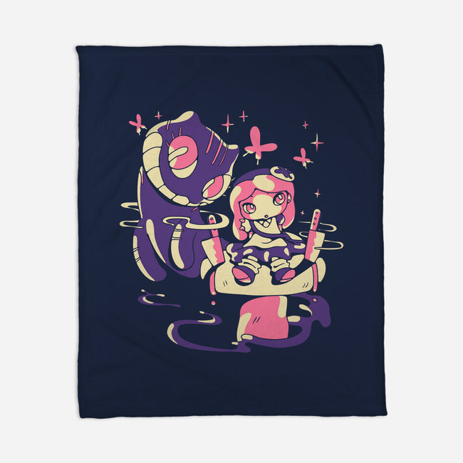 Hello Mad World-None-Fleece-Blanket-naomori