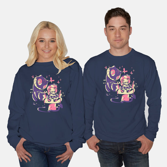 Hello Mad World-Unisex-Crew Neck-Sweatshirt-naomori