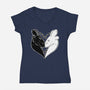 Famous Furies-Womens-V-Neck-Tee-ellr