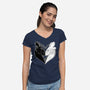 Famous Furies-Womens-V-Neck-Tee-ellr