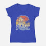 Gerudo Beach Club-Womens-V-Neck-Tee-NMdesign