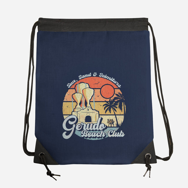Gerudo Beach Club-None-Drawstring-Bag-NMdesign