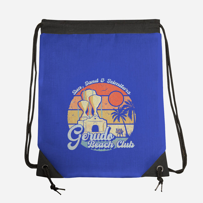 Gerudo Beach Club-None-Drawstring-Bag-NMdesign