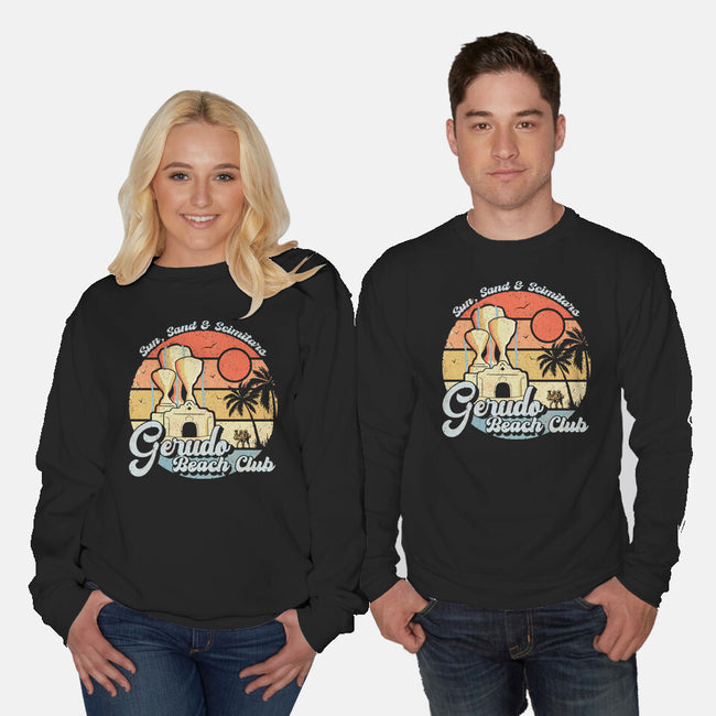Gerudo Beach Club-Unisex-Crew Neck-Sweatshirt-NMdesign