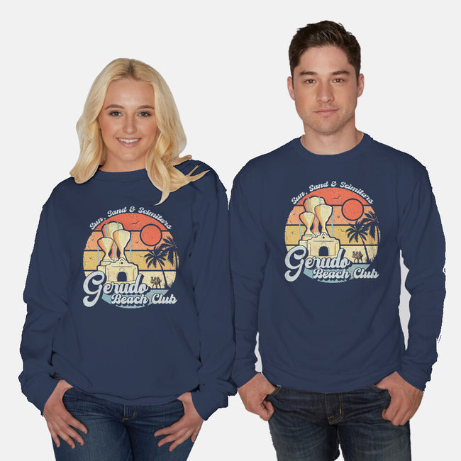 Gerudo Beach Club-Unisex-Crew Neck-Sweatshirt-NMdesign