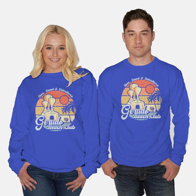 Gerudo Beach Club-Unisex-Crew Neck-Sweatshirt-NMdesign
