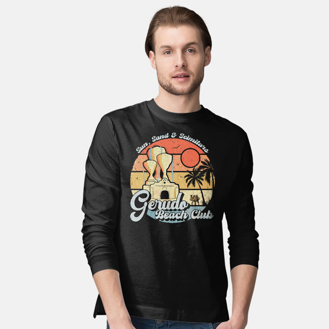 Gerudo Beach Club-Mens-Long Sleeved-Tee-NMdesign