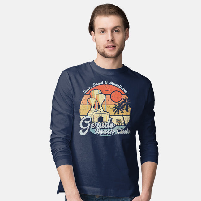 Gerudo Beach Club-Mens-Long Sleeved-Tee-NMdesign