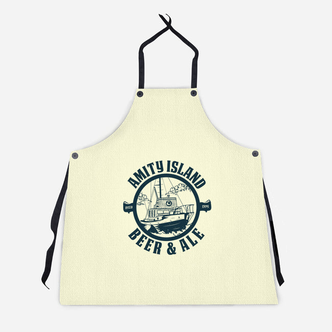 Amity Island Beer And Ale-Unisex-Kitchen-Apron-piercek26