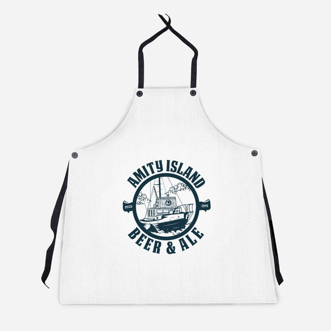 Amity Island Beer And Ale-Unisex-Kitchen-Apron-piercek26