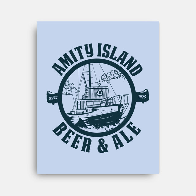 Amity Island Beer And Ale-None-Stretched-Canvas-piercek26