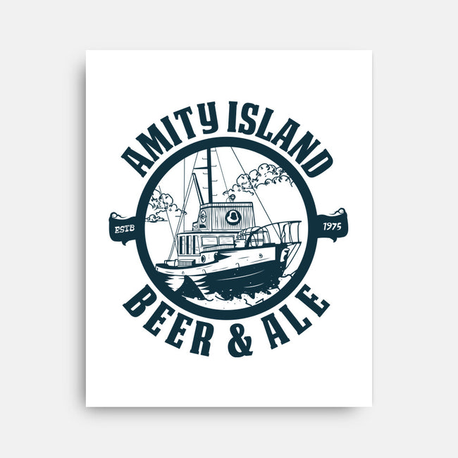 Amity Island Beer And Ale-None-Stretched-Canvas-piercek26