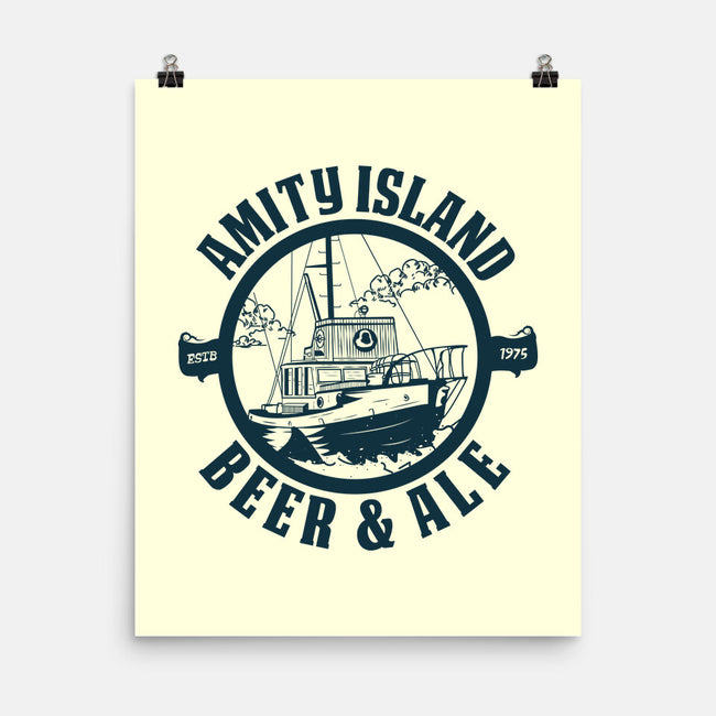 Amity Island Beer And Ale-None-Matte-Poster-piercek26