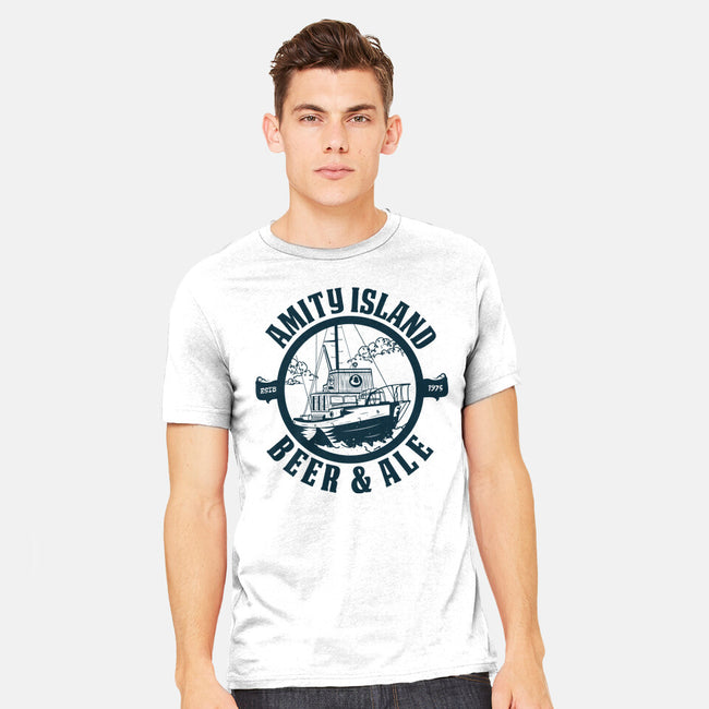 Amity Island Beer And Ale-Mens-Heavyweight-Tee-piercek26