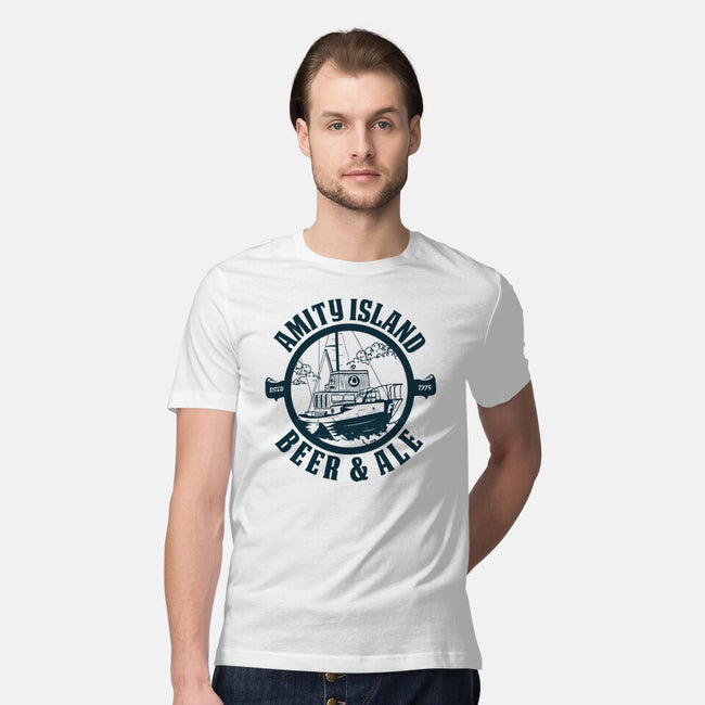 Amity Island Beer And Ale-Mens-Premium-Tee-piercek26