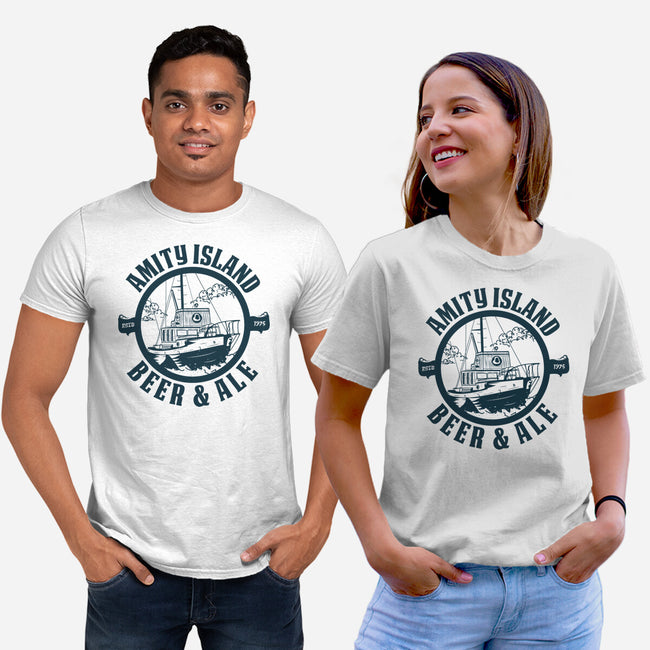 Amity Island Beer And Ale-Unisex-Basic-Tee-piercek26