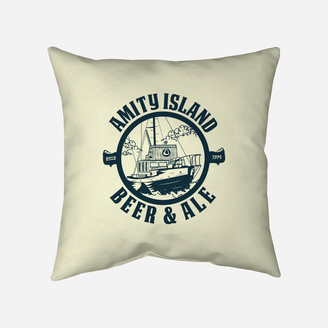 Amity Island Beer And Ale-None-Removable Cover w Insert-Throw Pillow-piercek26
