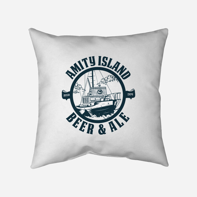 Amity Island Beer And Ale-None-Removable Cover w Insert-Throw Pillow-piercek26