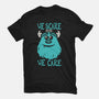 We Scare Because We Care-Womens-Fitted-Tee-piercek26