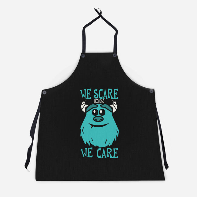 We Scare Because We Care-Unisex-Kitchen-Apron-piercek26