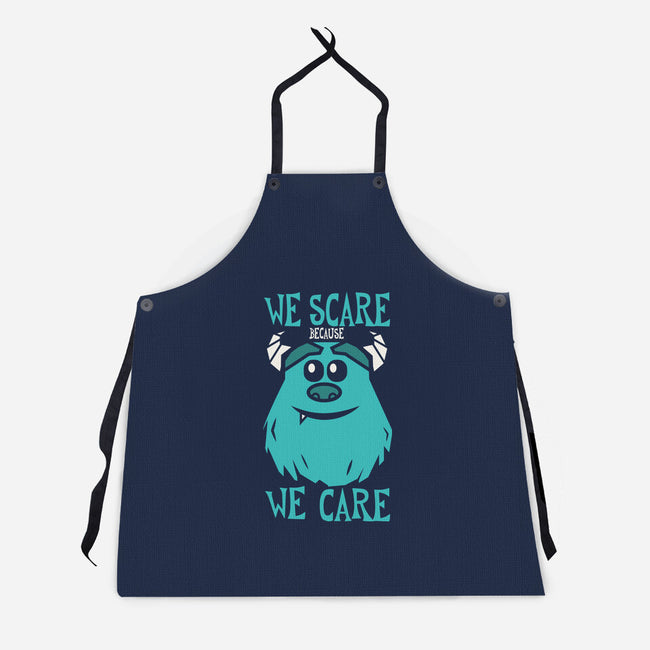 We Scare Because We Care-Unisex-Kitchen-Apron-piercek26