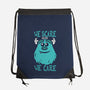 We Scare Because We Care-None-Drawstring-Bag-piercek26