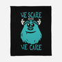 We Scare Because We Care-None-Fleece-Blanket-piercek26