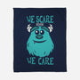We Scare Because We Care-None-Fleece-Blanket-piercek26