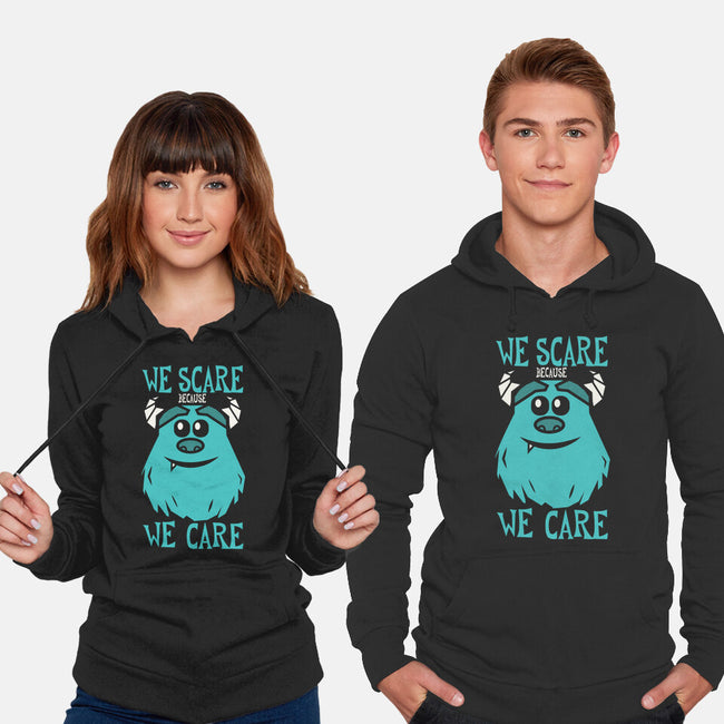 We Scare Because We Care-Unisex-Pullover-Sweatshirt-piercek26