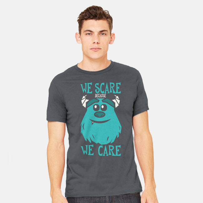 We Scare Because We Care-Mens-Heavyweight-Tee-piercek26
