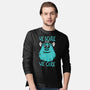 We Scare Because We Care-Mens-Long Sleeved-Tee-piercek26