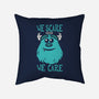 We Scare Because We Care-None-Removable Cover w Insert-Throw Pillow-piercek26
