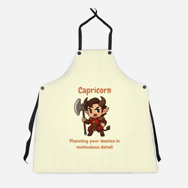 Capricorn The Chaotic-Unisex-Kitchen-Apron-CHARSEWTASTIC