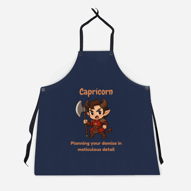 Capricorn The Chaotic-Unisex-Kitchen-Apron-CHARSEWTASTIC