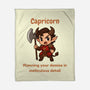 Capricorn The Chaotic-None-Fleece-Blanket-CHARSEWTASTIC