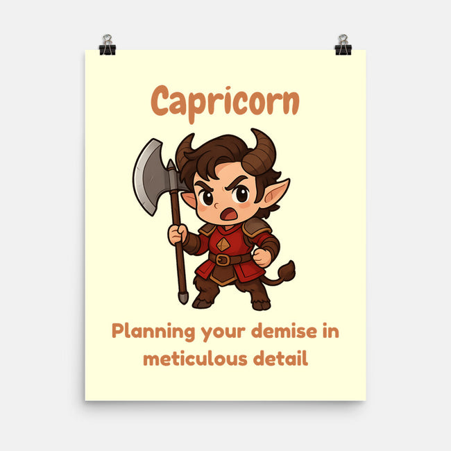 Capricorn The Chaotic-None-Matte-Poster-CHARSEWTASTIC