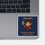 Capricorn The Chaotic-None-Glossy-Sticker-CHARSEWTASTIC