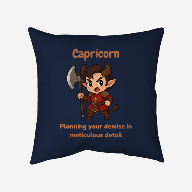 Capricorn The Chaotic-None-Removable Cover w Insert-Throw Pillow-CHARSEWTASTIC