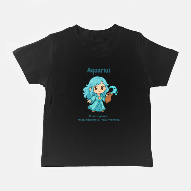 Aquarius The Water Sprite-Baby-Basic-Tee-CHARSEWTASTIC