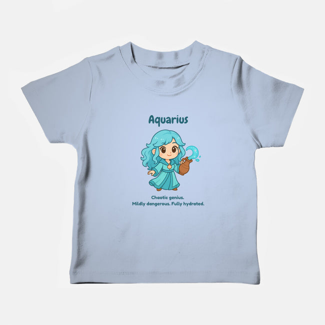Aquarius The Water Sprite-Baby-Basic-Tee-CHARSEWTASTIC