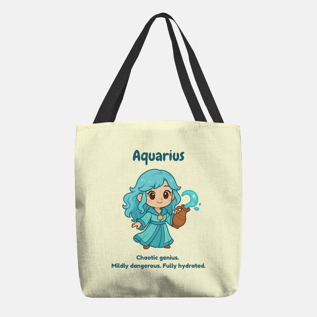 Aquarius The Water Sprite-None-Basic Tote-Bag-CHARSEWTASTIC