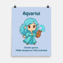 Aquarius The Water Sprite-None-Matte-Poster-CHARSEWTASTIC