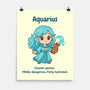 Aquarius The Water Sprite-None-Matte-Poster-CHARSEWTASTIC