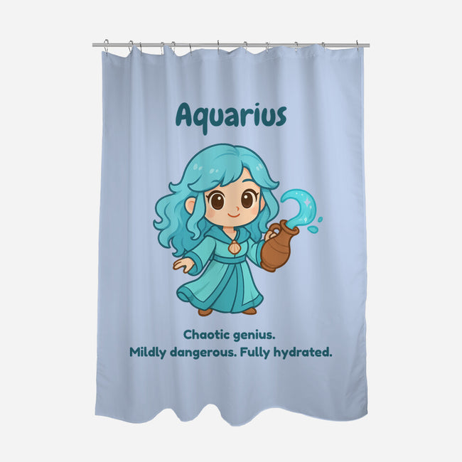 Aquarius The Water Sprite-None-Polyester-Shower Curtain-CHARSEWTASTIC