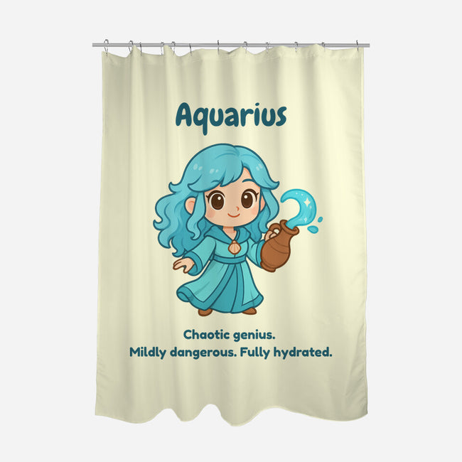 Aquarius The Water Sprite-None-Polyester-Shower Curtain-CHARSEWTASTIC