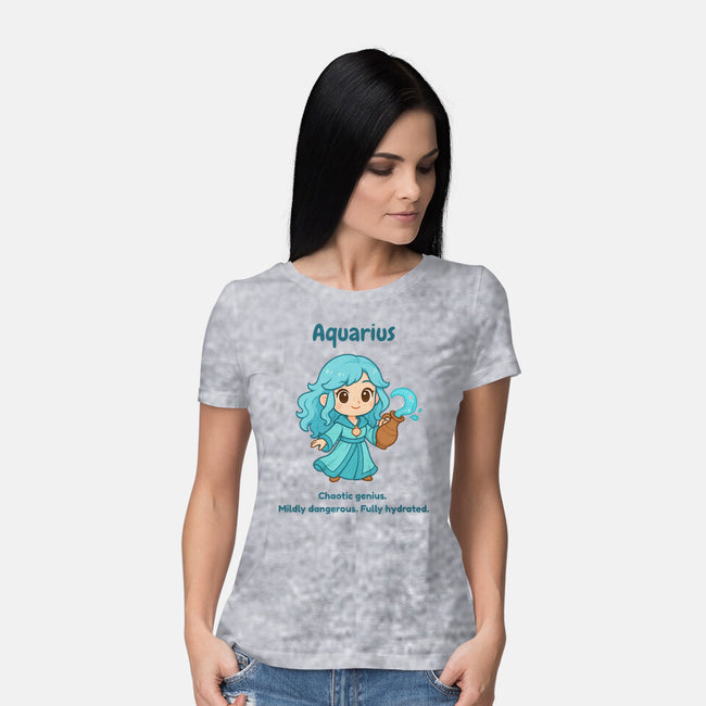 Aquarius The Water Sprite-Womens-Basic-Tee-CHARSEWTASTIC