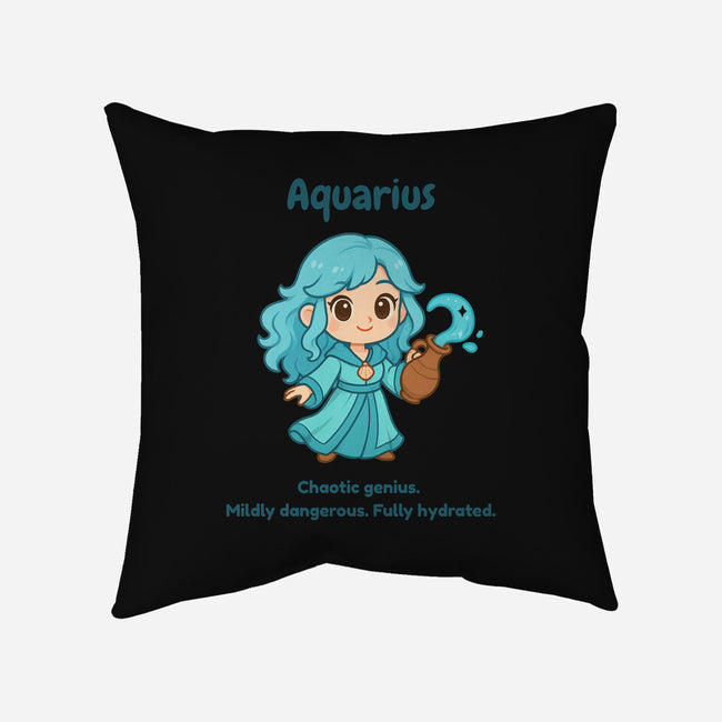 Aquarius The Water Sprite-None-Removable Cover w Insert-Throw Pillow-CHARSEWTASTIC
