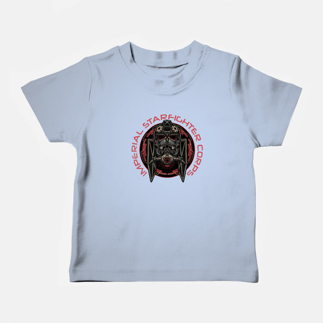 Imperial Pilot Emblem-Baby-Basic-Tee-glitchygorilla